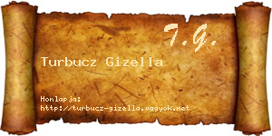 Turbucz Gizella névjegykártya